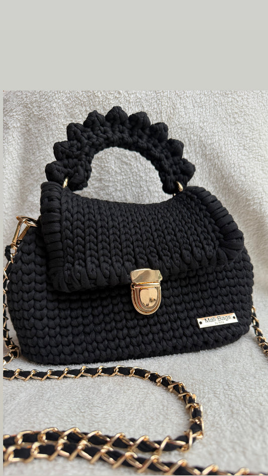 Chloe Popcorn black bag