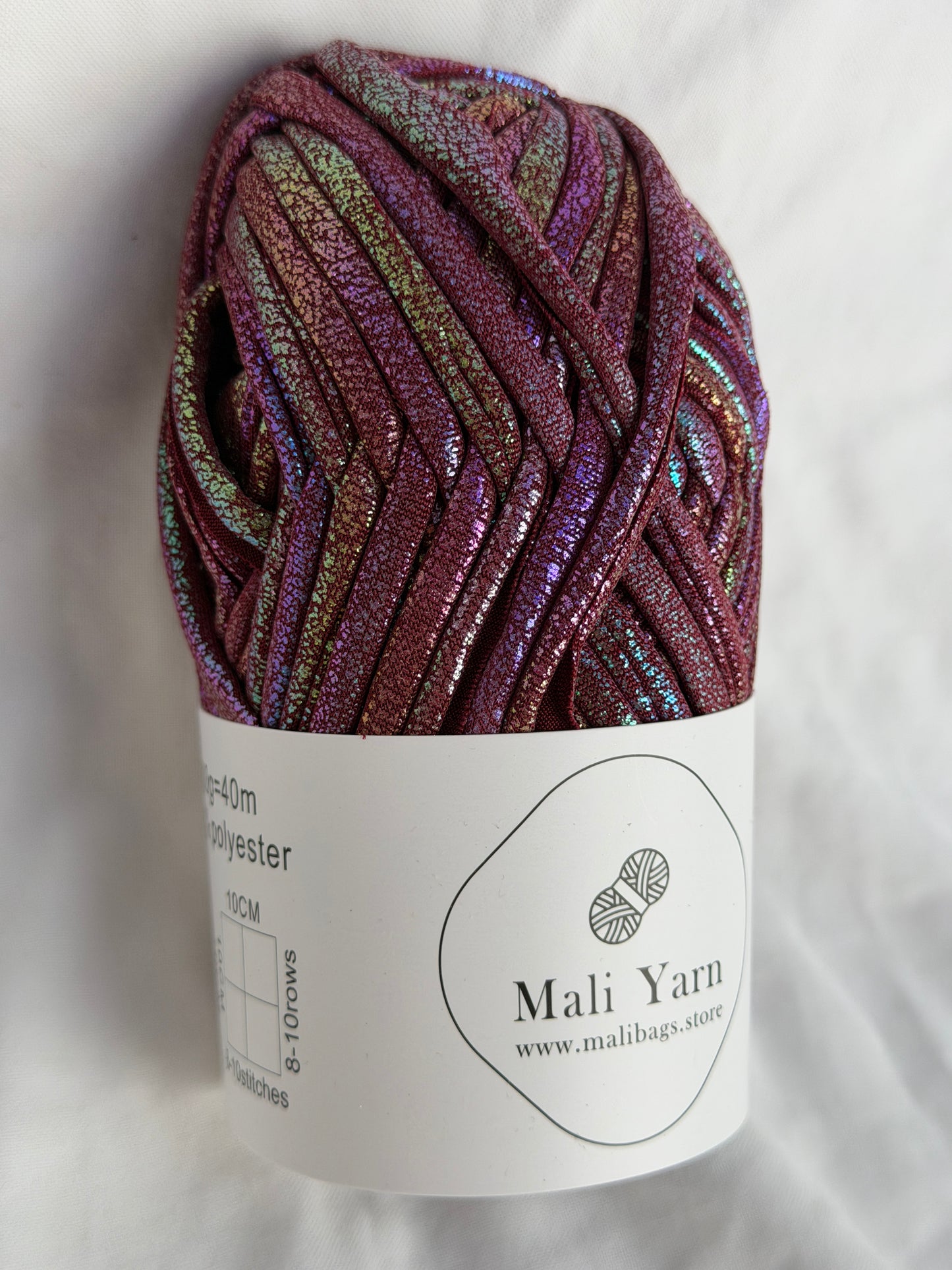 Burgundy Mermaid yarn
