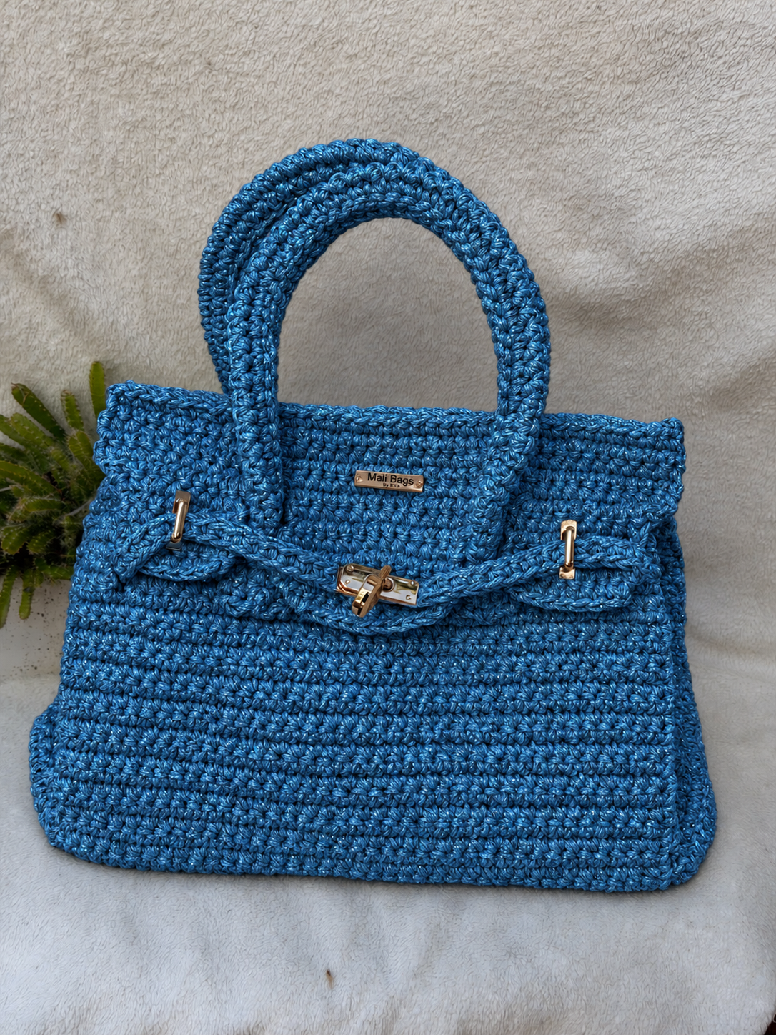 Mali Mirkin in Metallic Blue-thumbmail-2