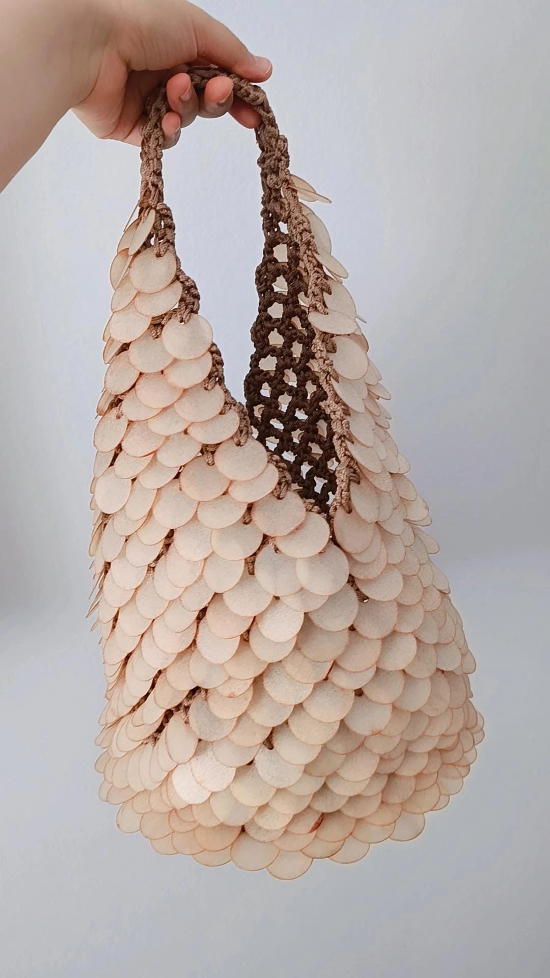 Zara Sequins brown bag {Limited Edition}