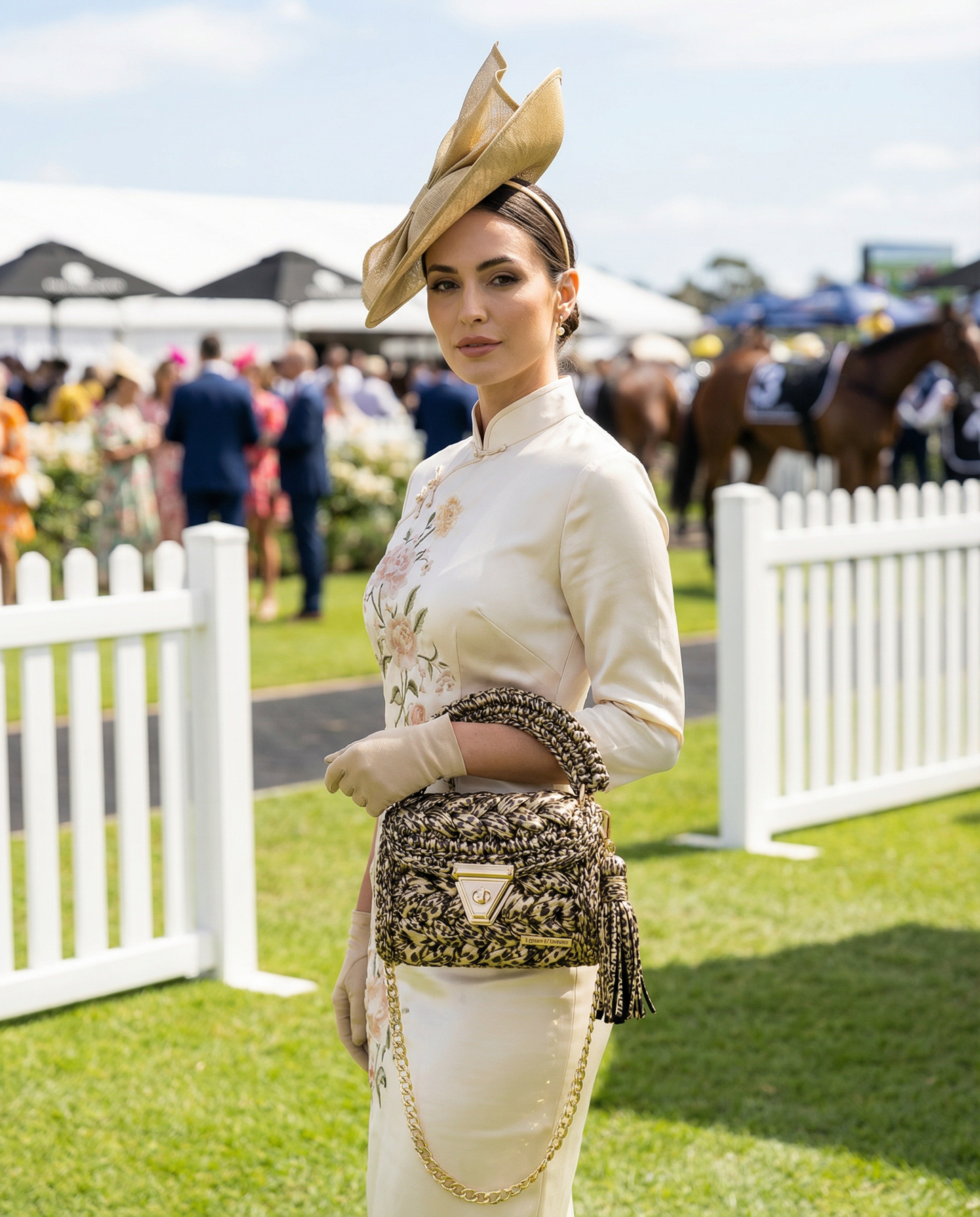 Isla Leopard metallic