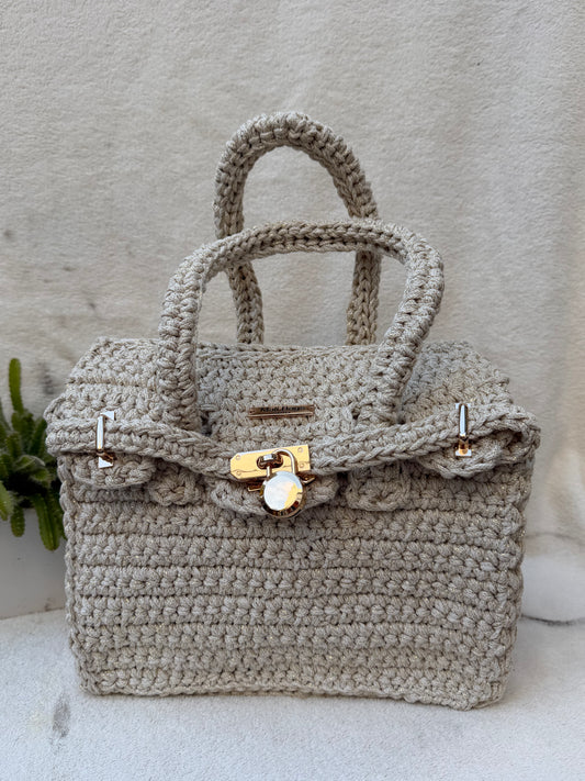Mali Mirkin’35 and 25 Light Beige w/ gold glitter