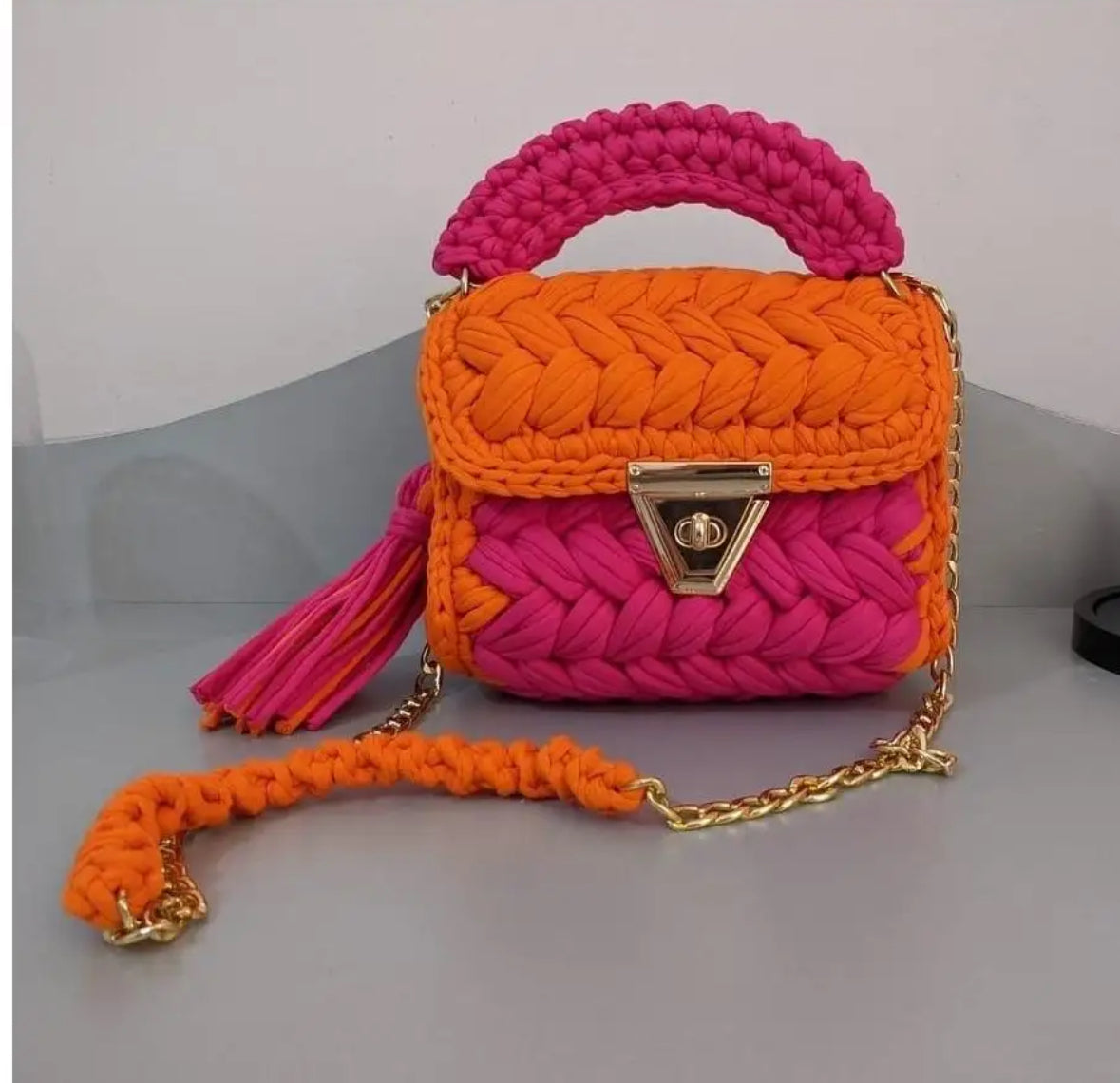 Carmella orange&pink premium yarn