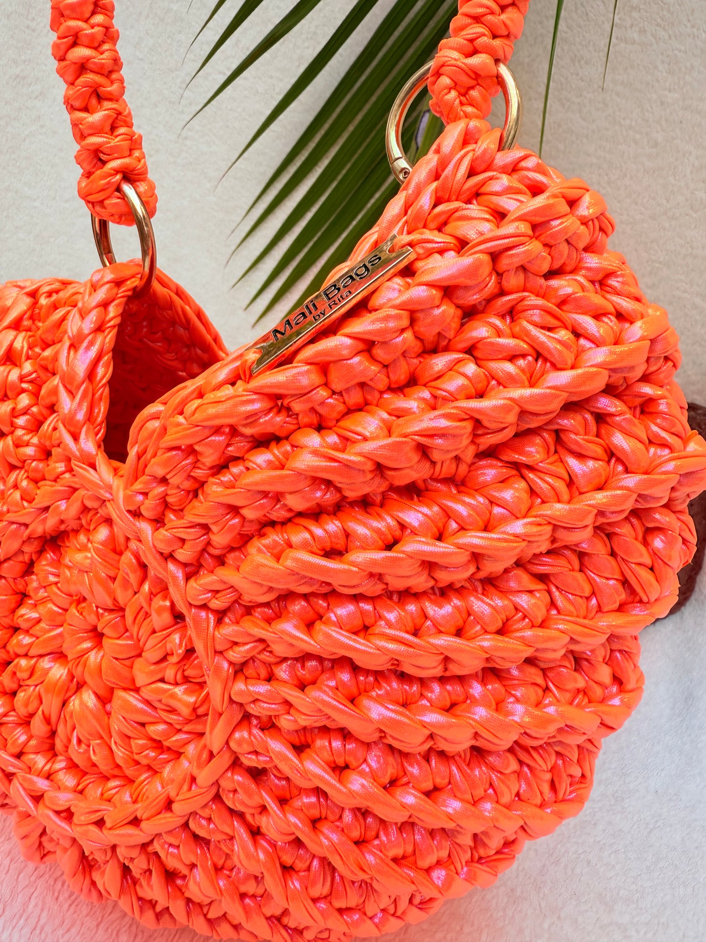 Ariel orange neon premium yarn