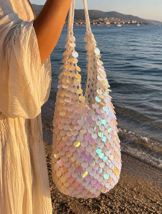 Angel white mermaid bag