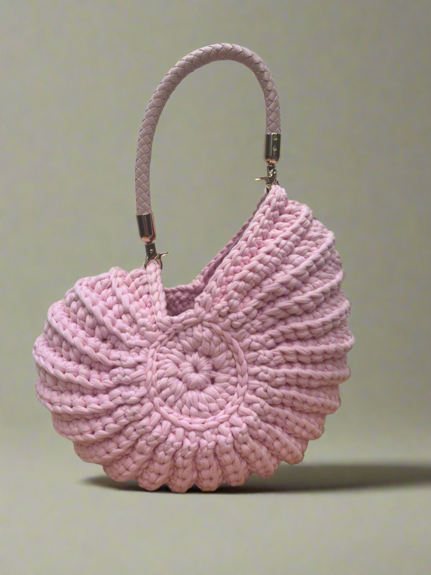 Ariel Round Shell baby pink