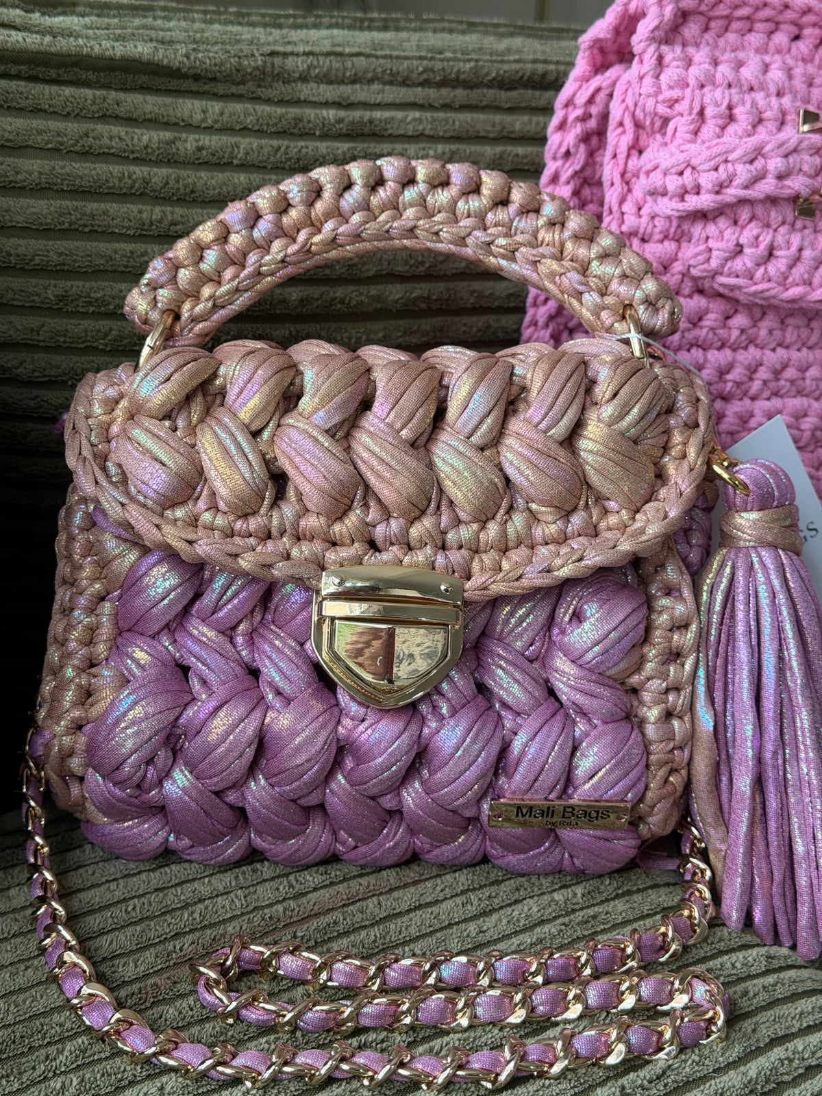Isla combo mermaid puff bag