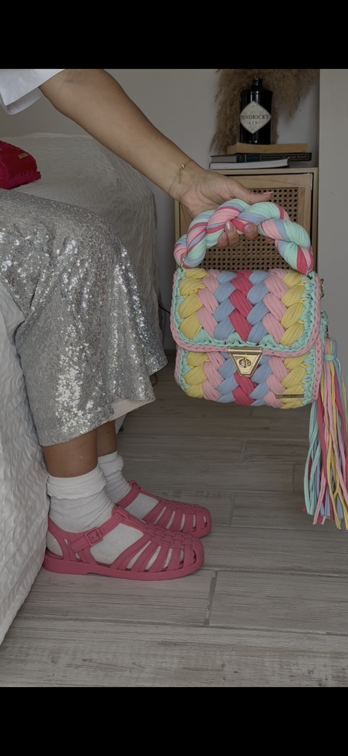Candy premium yarn bag