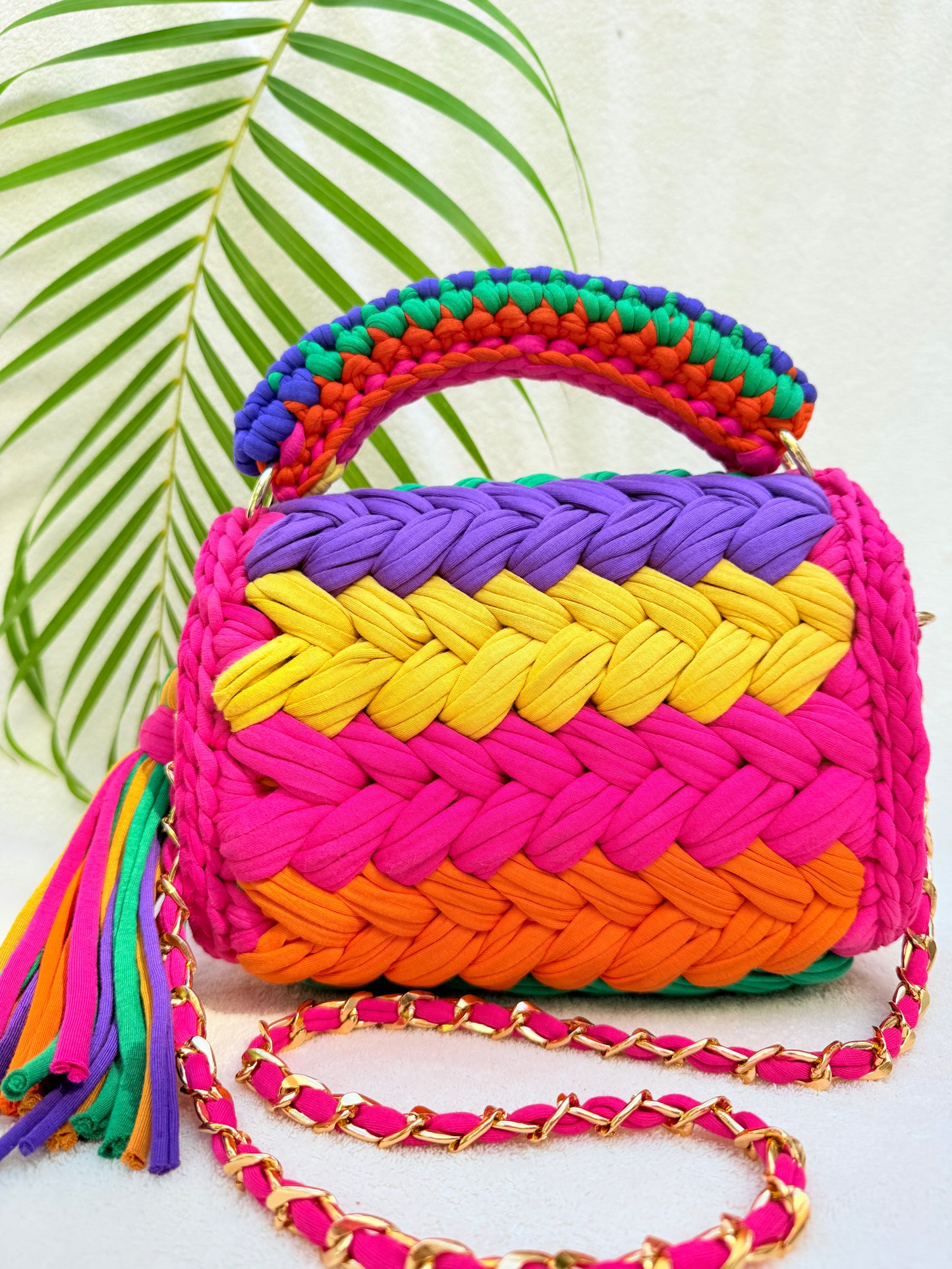 Alice puff bag premium yarn