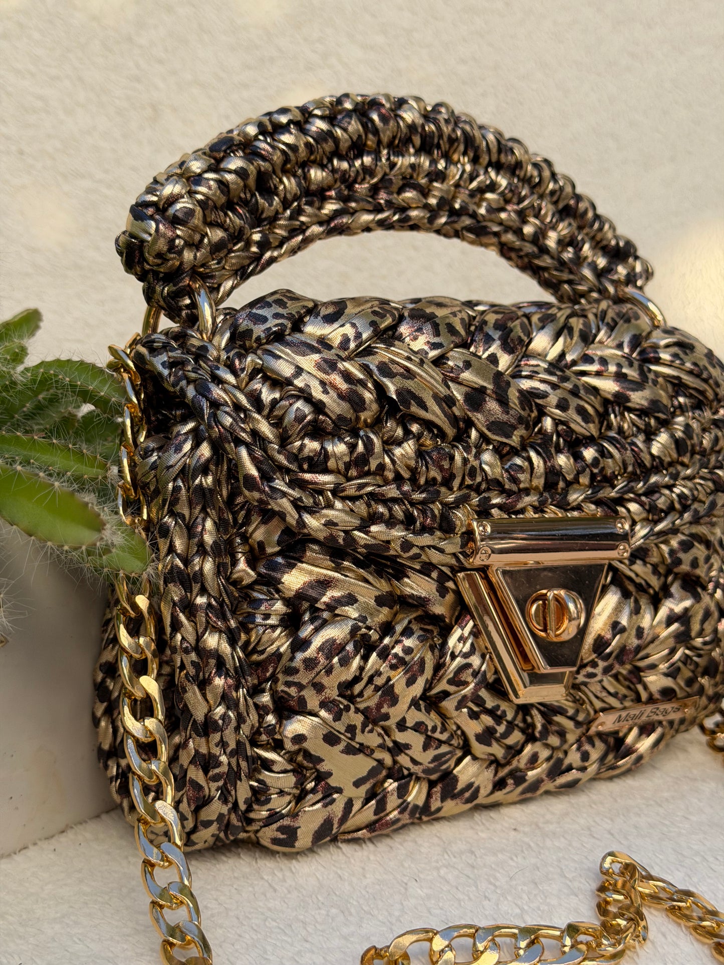 Isla Leopard metallic