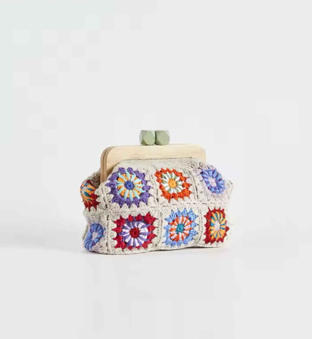 Bella granny square clutch