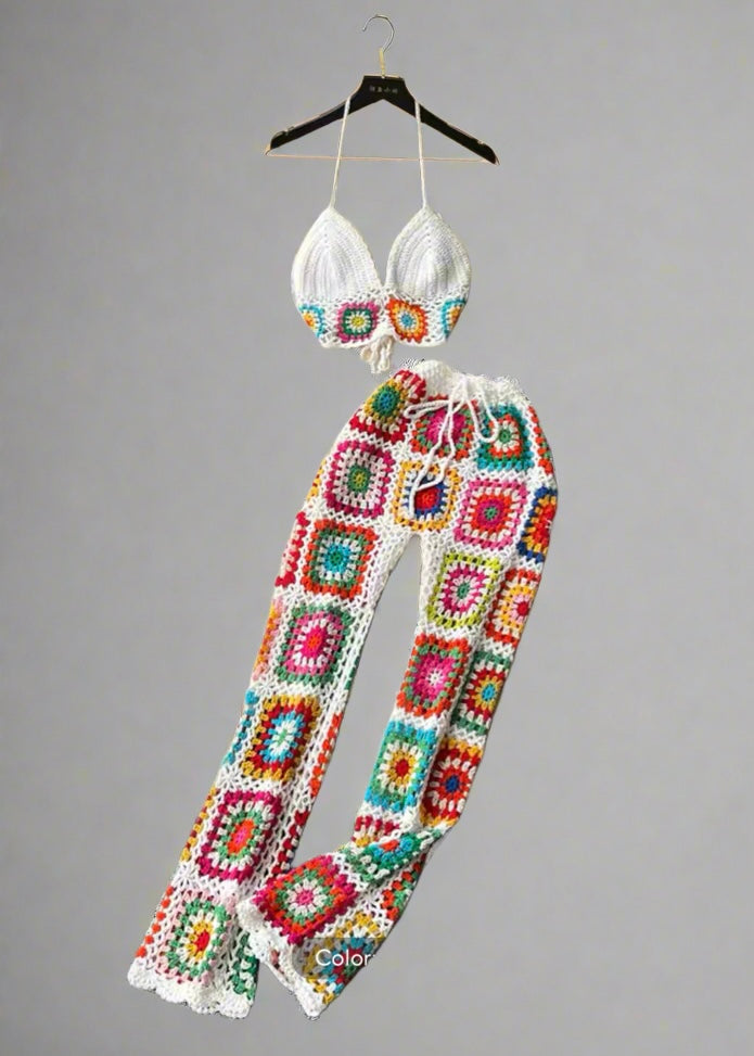 Granny square beach Pants