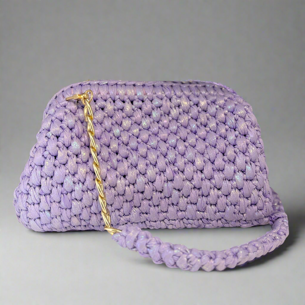 Sarah mermaid lilac Clutch