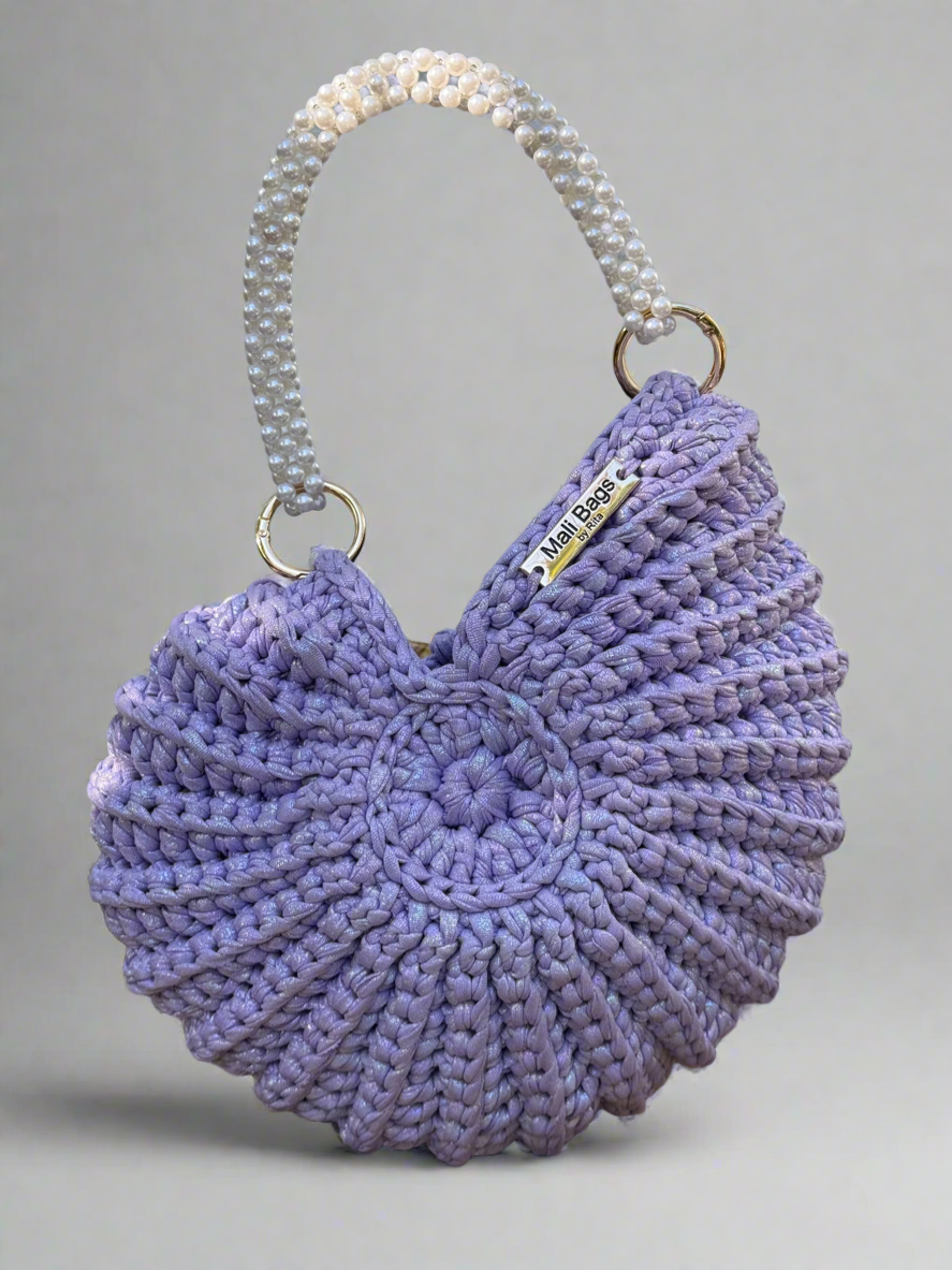 Ariel Round Shell in Lilac Shimmery-thumbmail-2