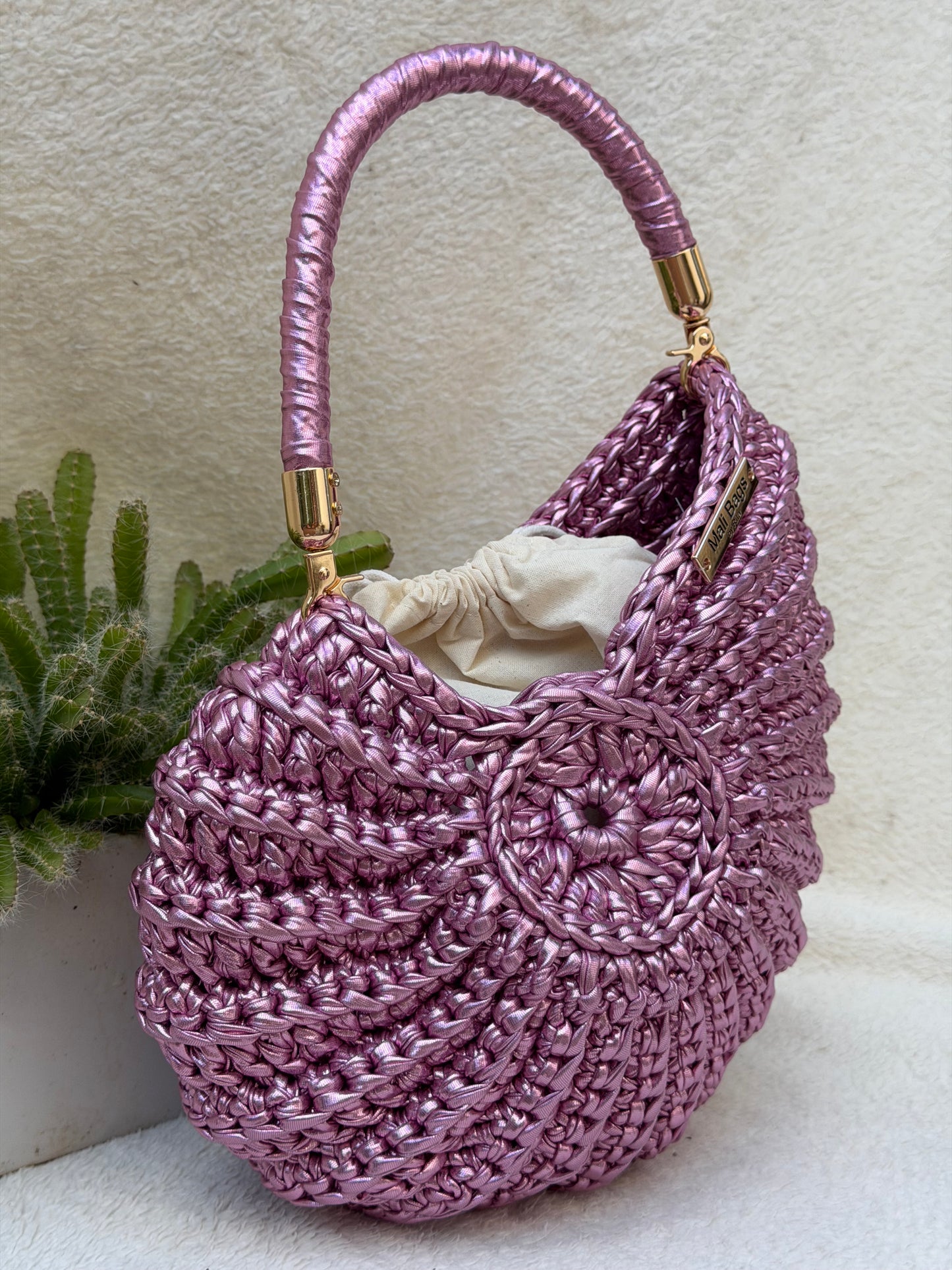 Ariel Seashell metallic Light Pink
