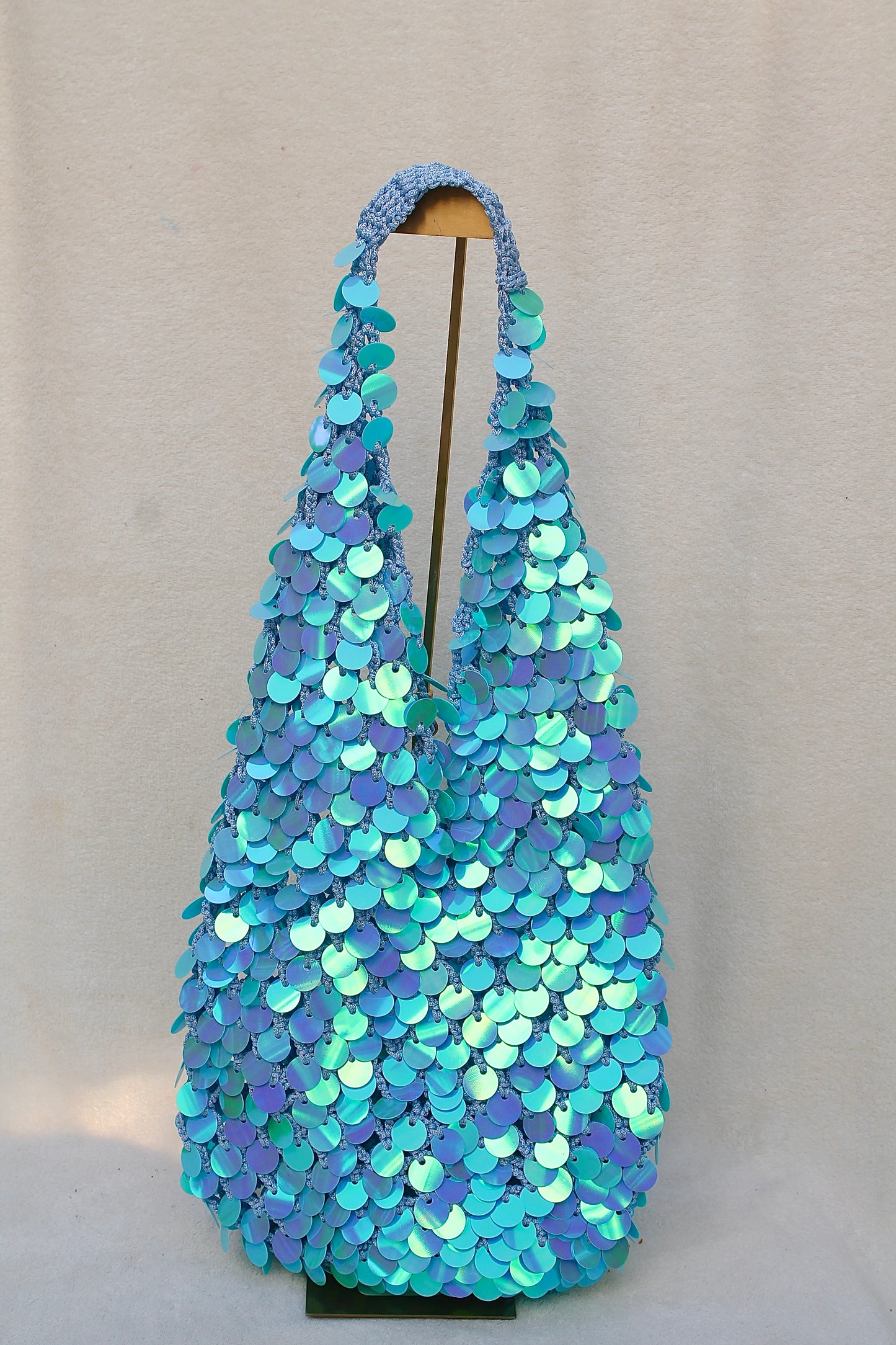 Angel blue mermaid bag