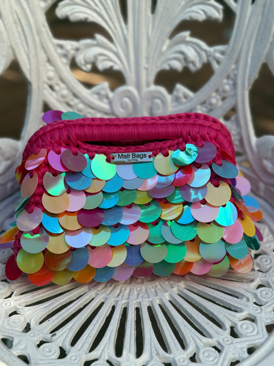 Alba multicolor mermaid clutch