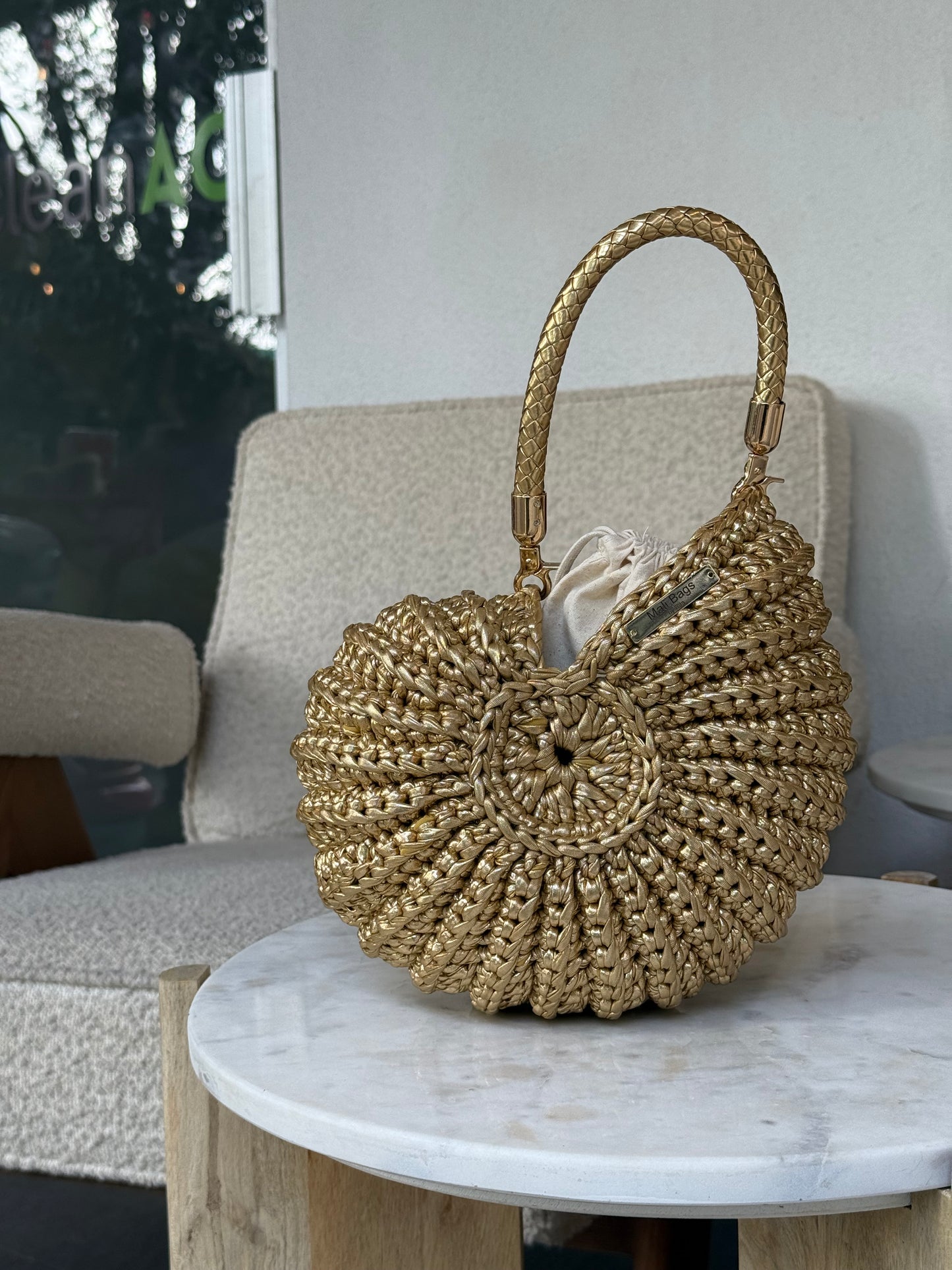 Ariel metallic gold premium yarn