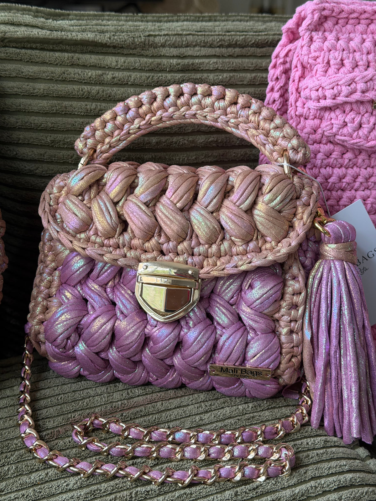 Isla combo mermaid puff bag