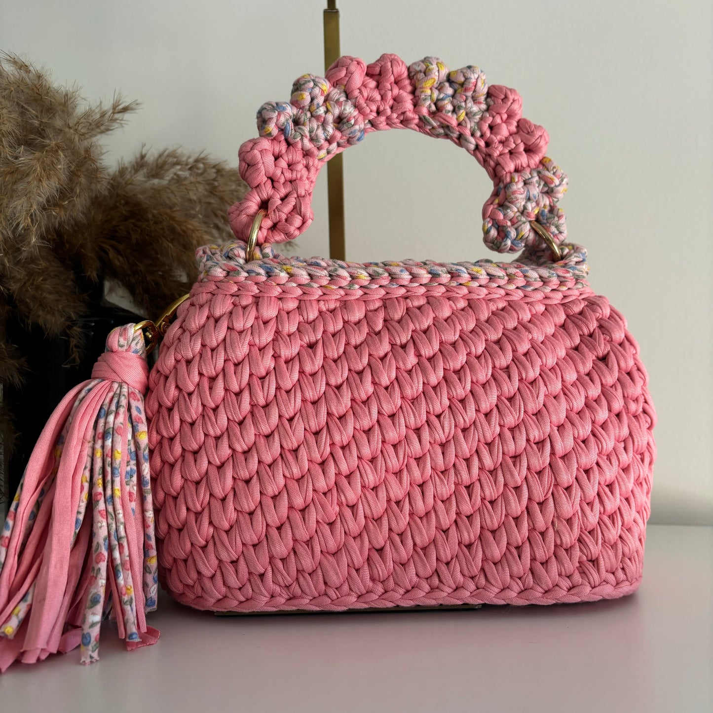 Rosa porpcorn bag