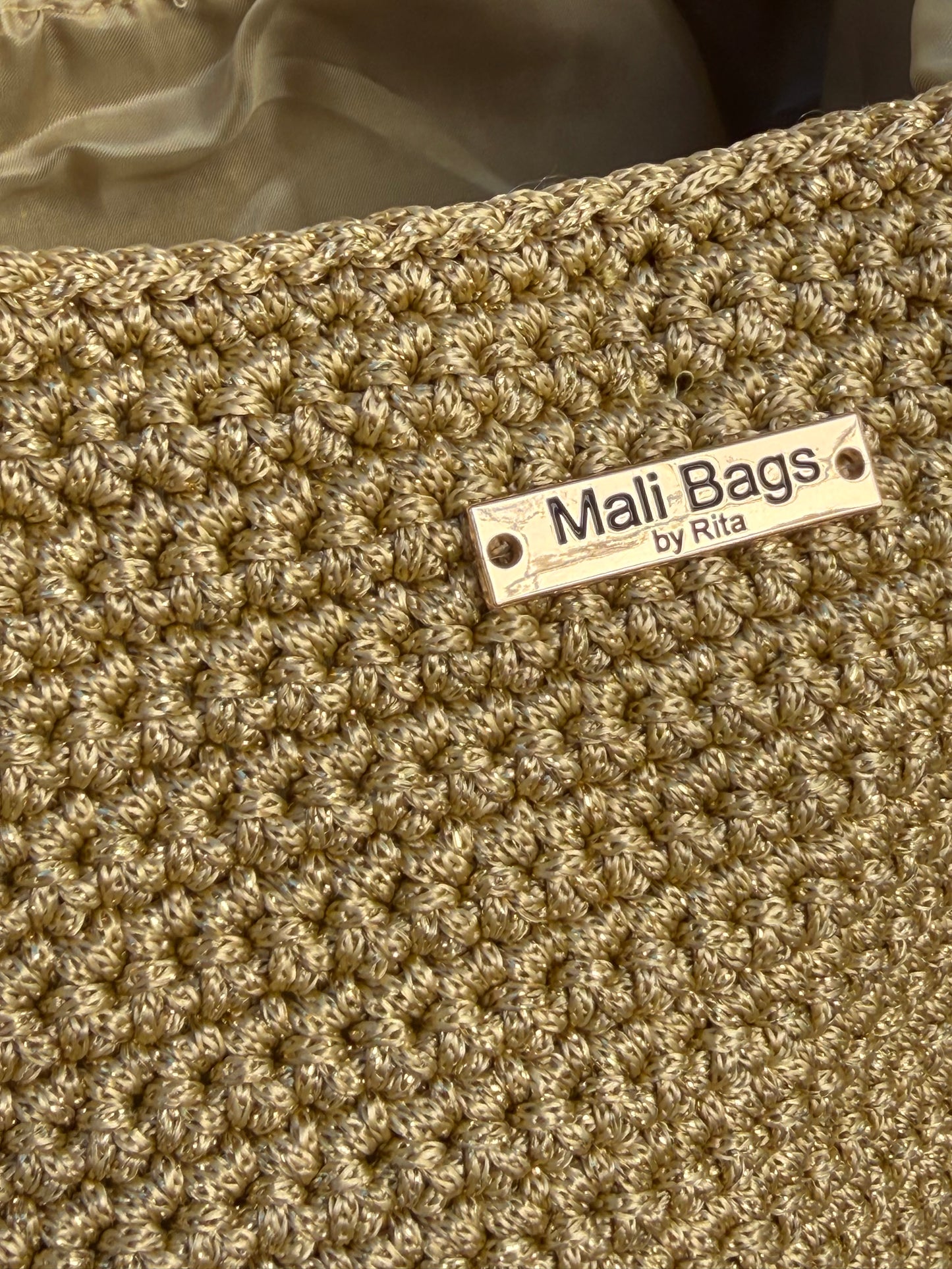 Sahara chunk bag XL Gold