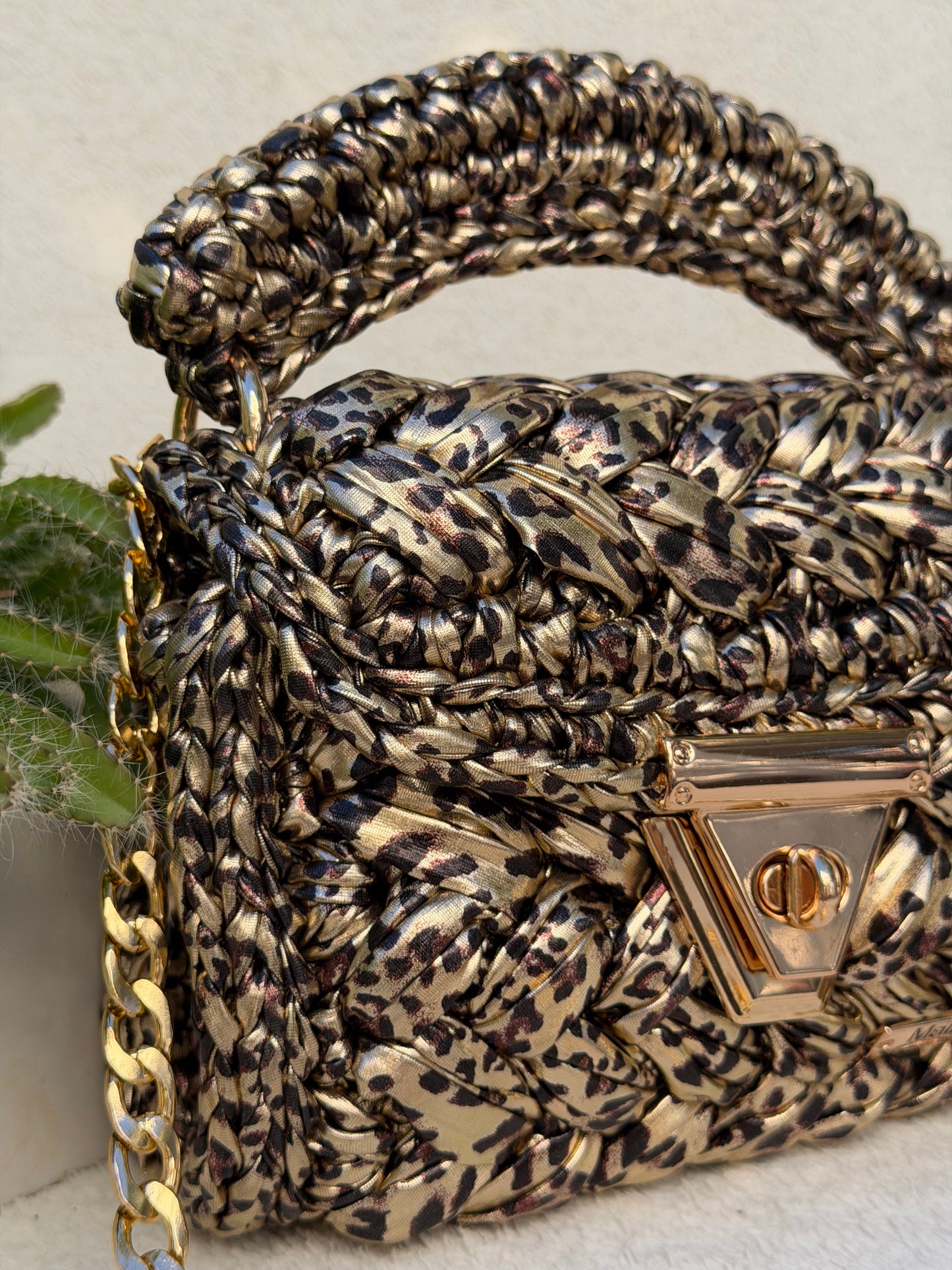 Isla Leopard metallic