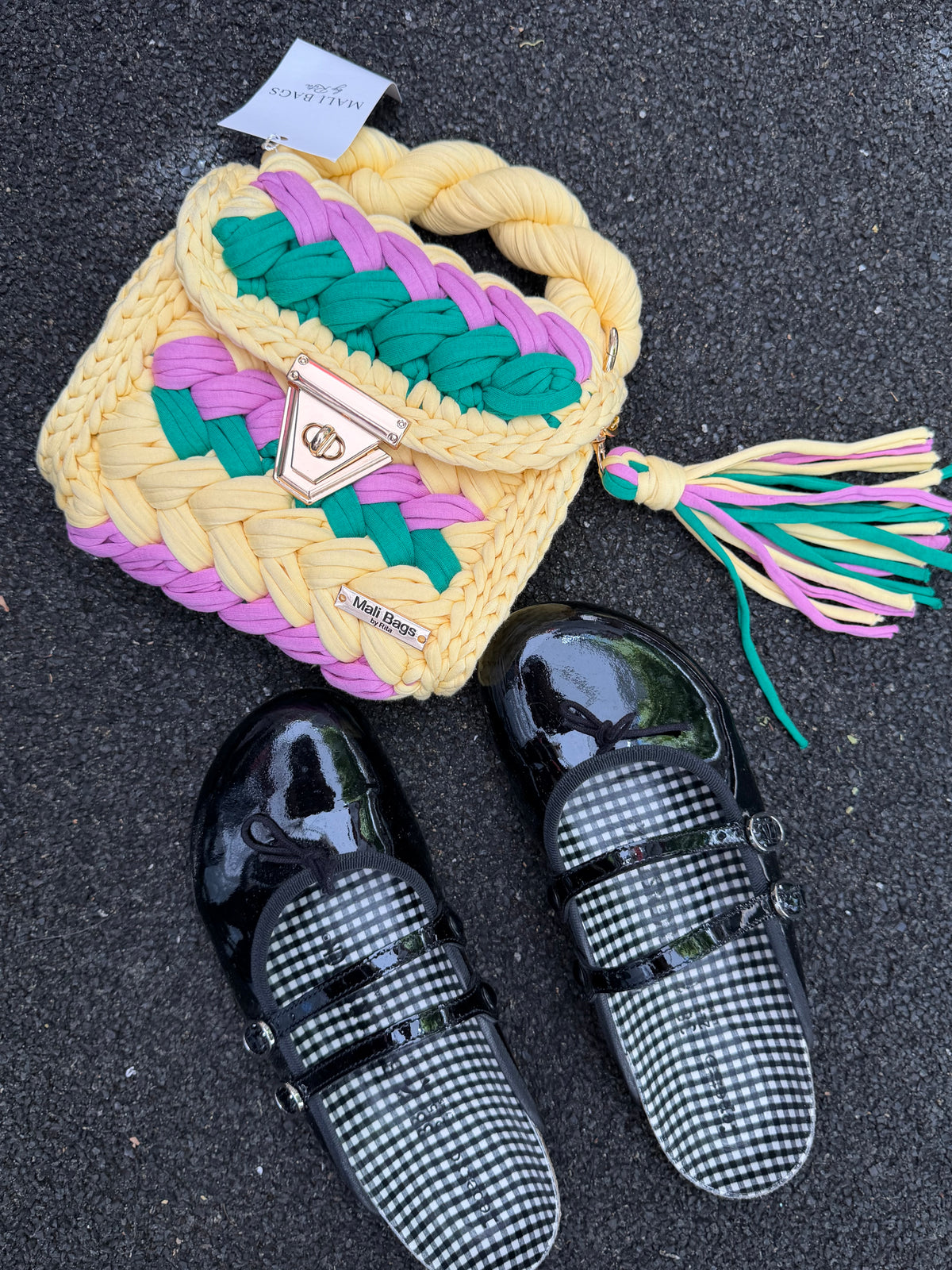 Coco Crochet in Pastel Yellow, Pink and Green