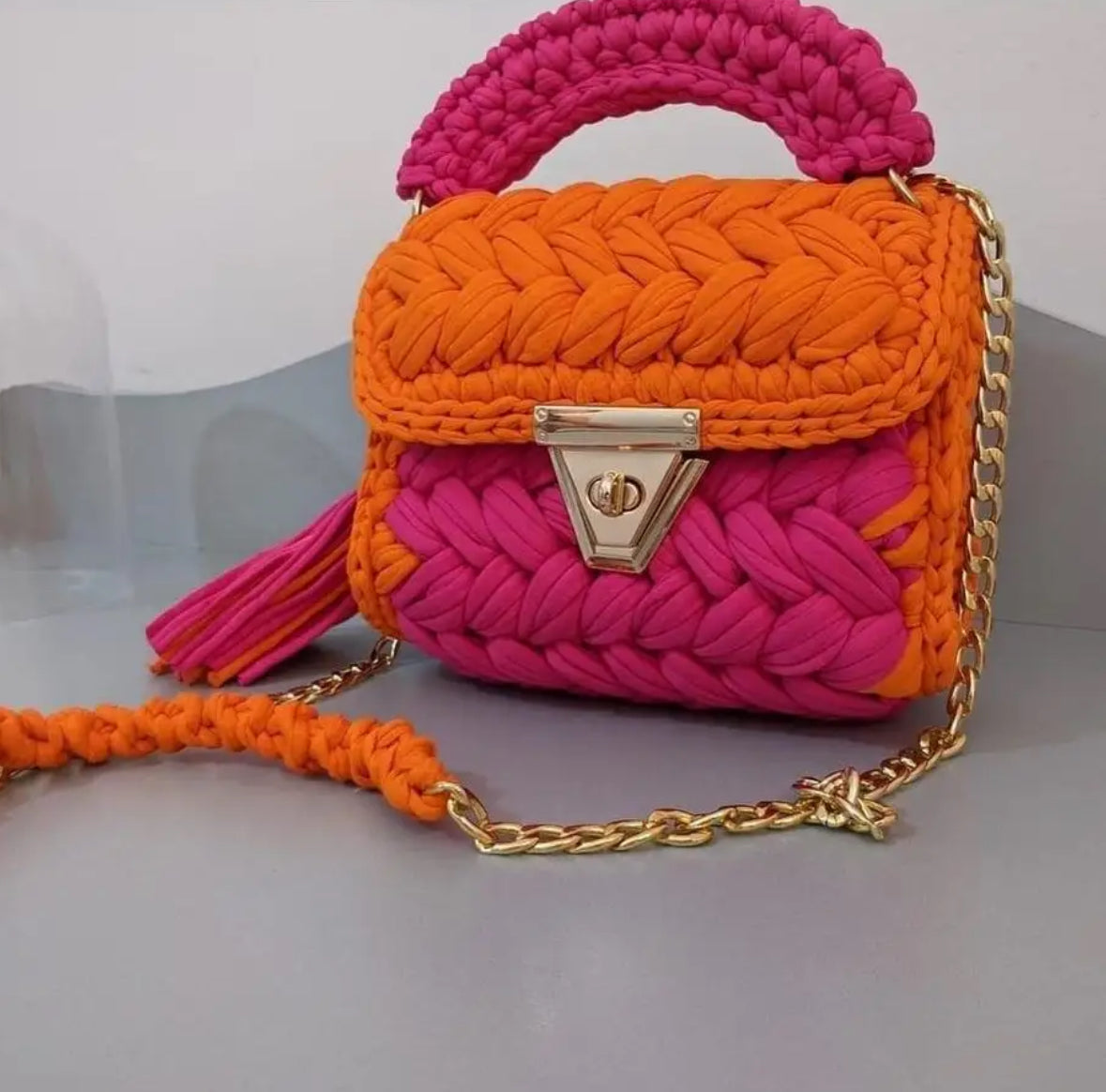Carmella orange&pink premium yarn