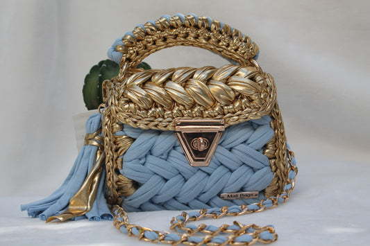 Aurora Gold&Light blue