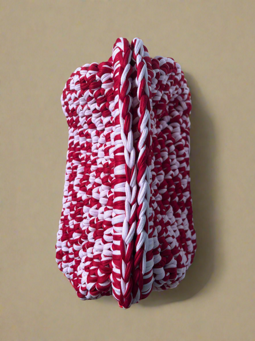 Vera pink&red clutch