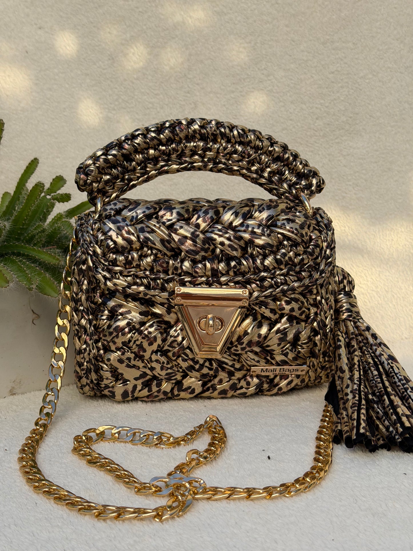 Isla Leopard metallic