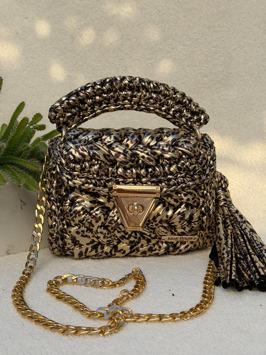 Isla Leopard metallic