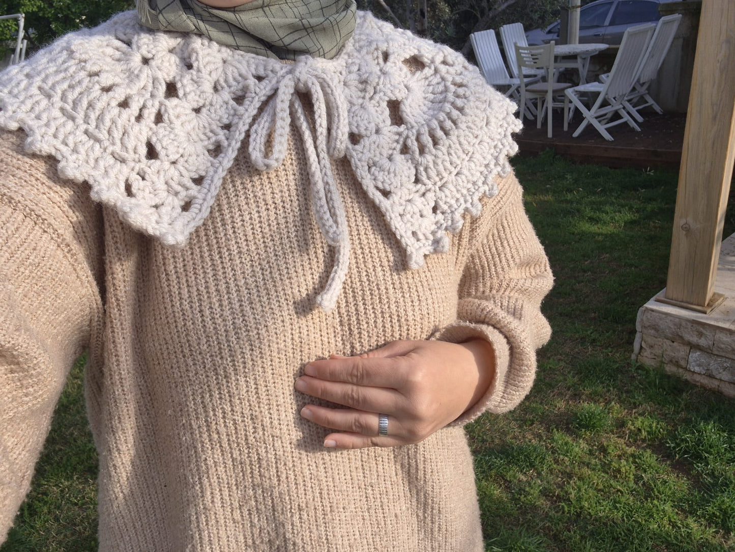 Dollie crochet collar