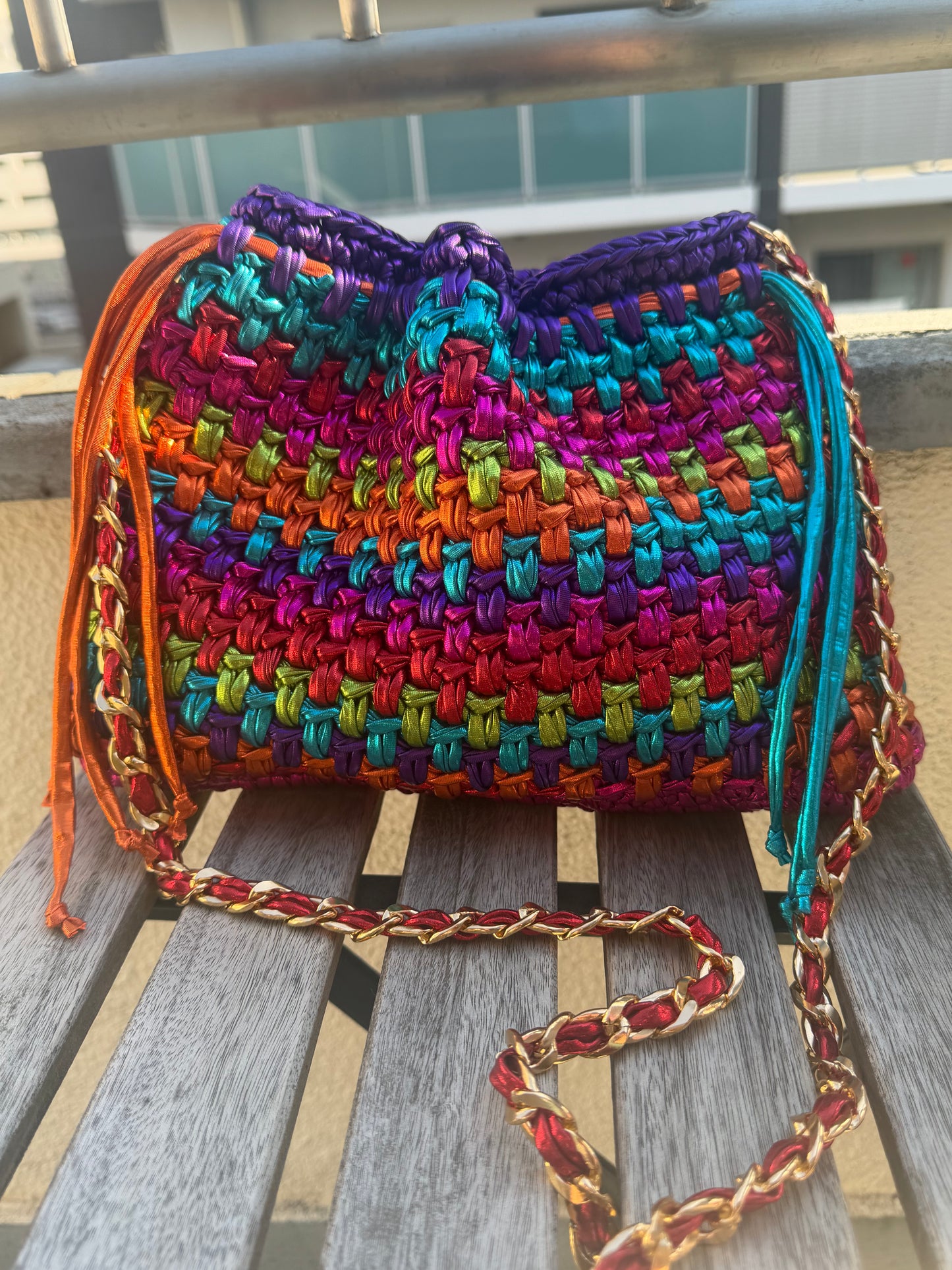 Carol pouch bag multicoloured