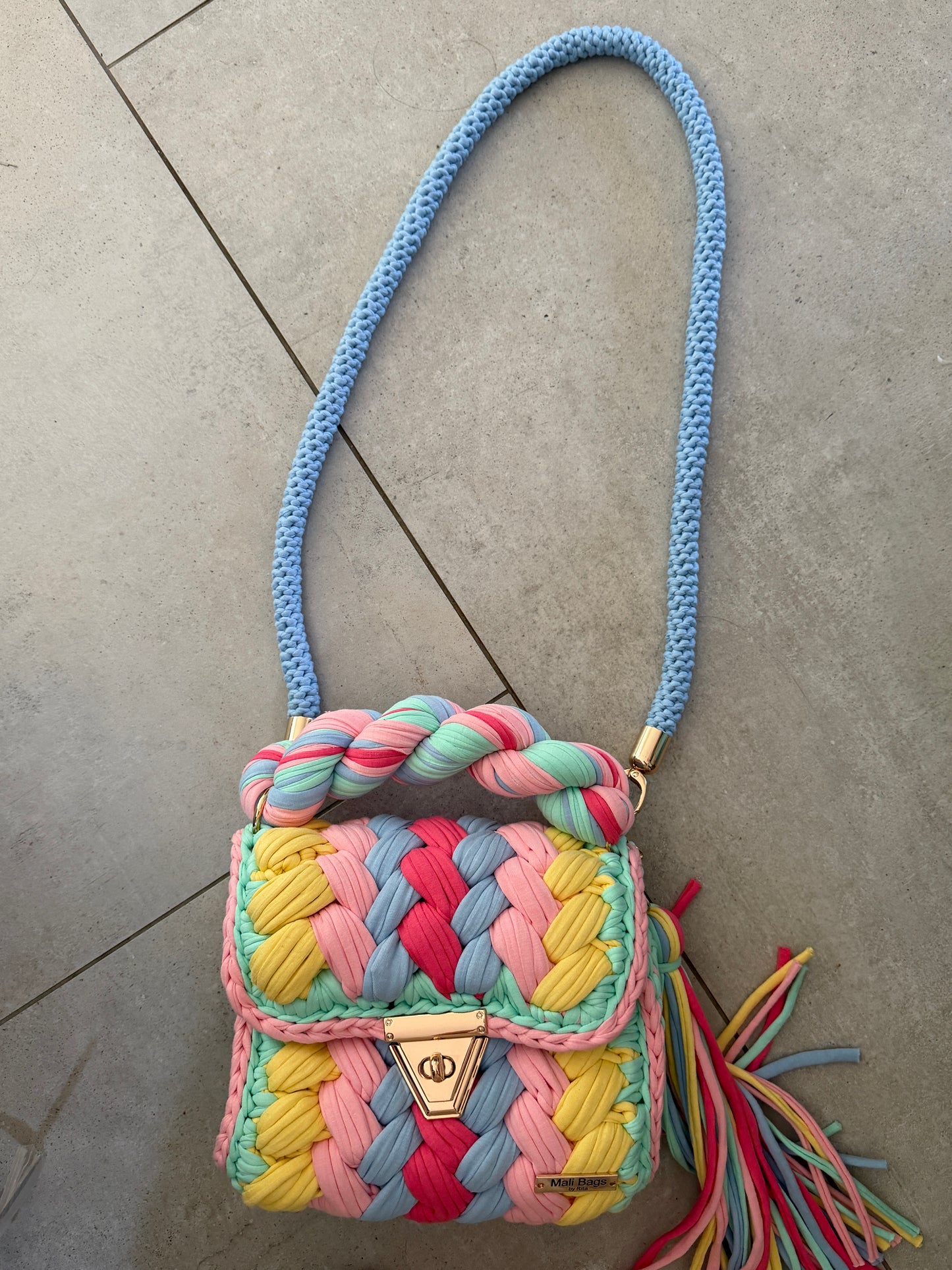 Crochet crossbody 100cm