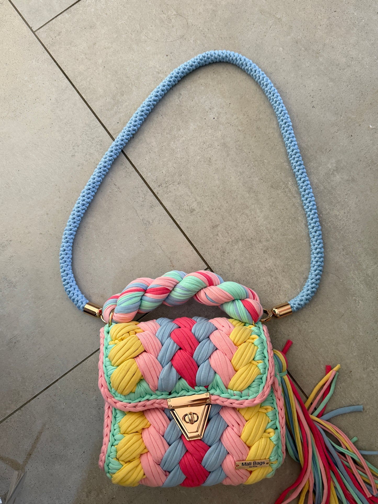 Crochet crossbody 100cm