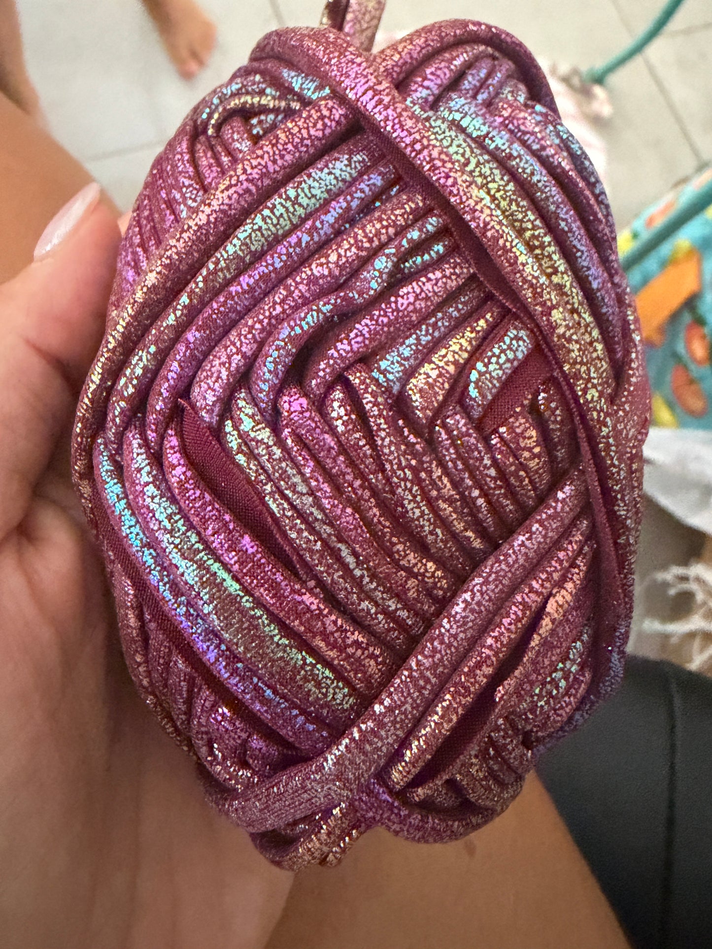 Burgundy Mermaid yarn