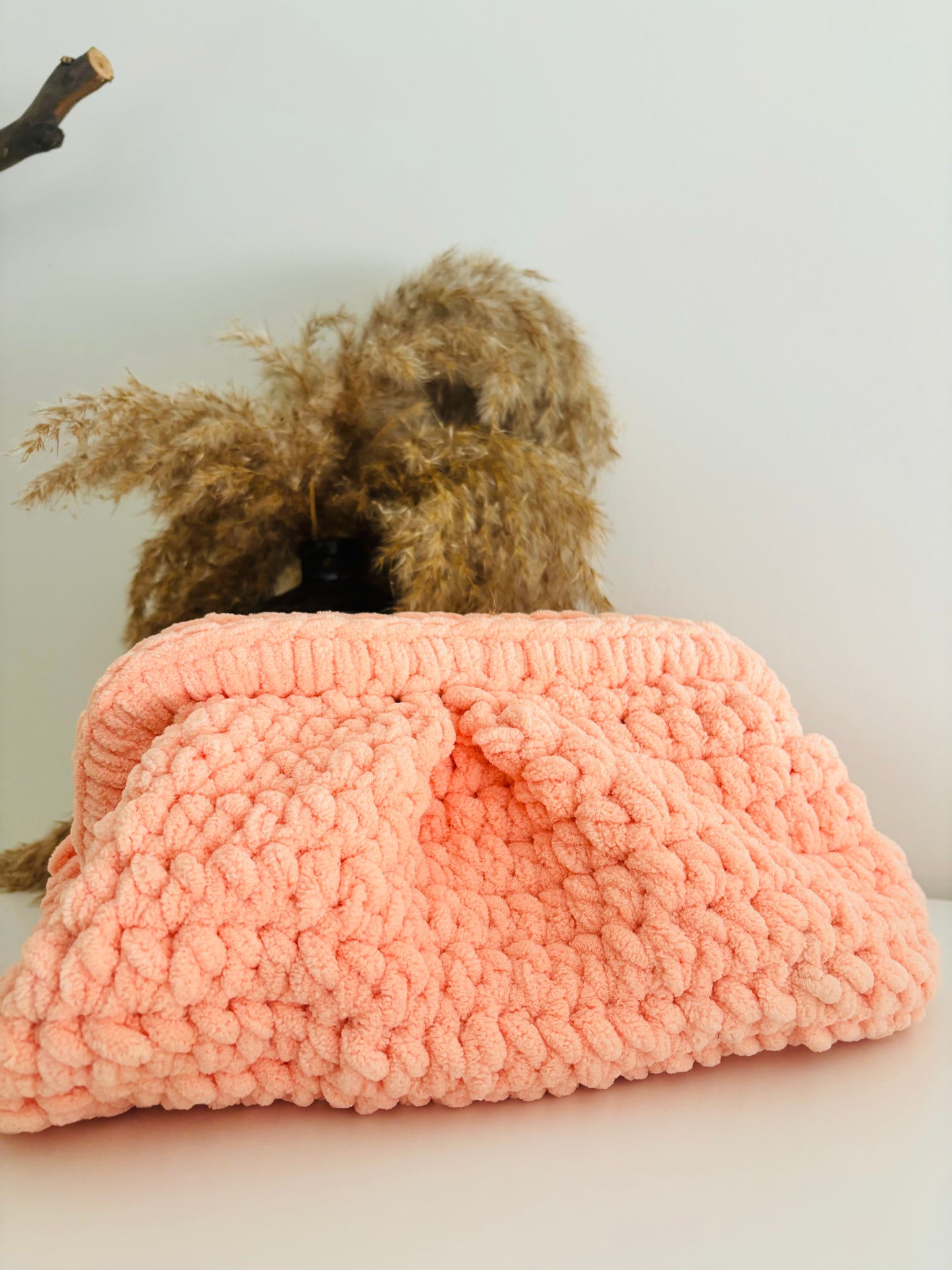 Mia Pastel Velvet clutch
