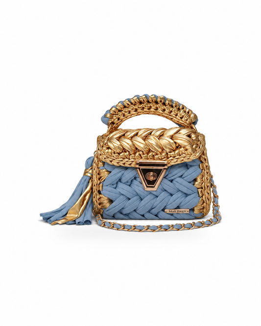 Aurora Gold&Light blue